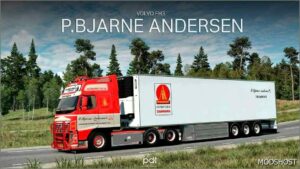 ETS2 Volvo Truck Mod: FH3 P.bjarne Andersen + Trailer 1.53 (Featured)