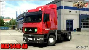 ETS2 MAZ Truck Mod: 5440 A9 V1.2 (Featured)