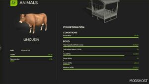 FS25 Shed Mod: Small COW Pasture with Wooden Fences Autowater V4.2 (Image #5)