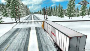 ATS Winter Mod: Dalton and Elliot HWY Extreme 1:1 Winter Map 1.53.2.1 (Image #5)