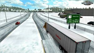 ATS Winter Mod: Dalton and Elliot HWY Extreme 1:1 Winter Map 1.53.2.1 (Image #6)