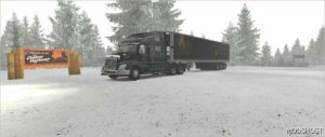 ATS Winter Mod: Dalton and Elliot HWY Extreme 1:1 Winter Map 1.53.2.1 (Image #8)