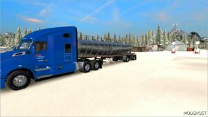 ATS Winter Mod: Dalton and Elliot HWY Extreme 1:1 Winter Map 1.53.2.1 (Image #9)