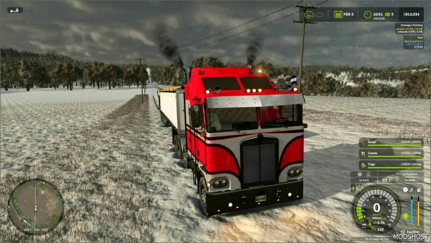 FS25 Kenworth Truck Mod: K100 Cabover (Featured)