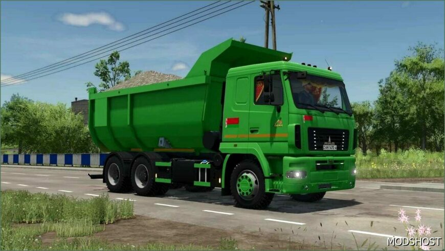 FS25 Truck Mod: MAZ 6501 20M3 V1.1.1 (Featured)