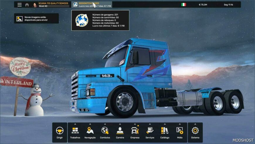 ETS2 Scania Save Mod: Profile Scania 113 Quality3dmods 06 01 2025 1.1 1.53 (Featured)