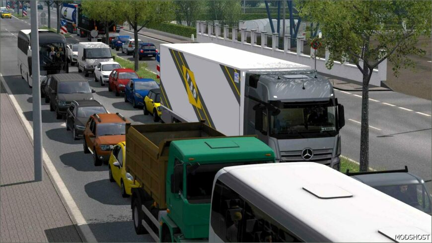 ETS2 Mod: Brutal Traffic by Kass V5.0 1.53 (Featured)