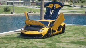 GTA 5 Lamborghini Vehicle Mod: Aventador SVJ Gintani ADD ON V1.1 (Image #2)