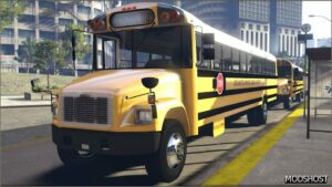 GTA 5 Vehicle Mod: 2007 Thomas F65 Freightliner ADD ON (Featured)