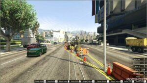 GTA 5 Mod: Tram Roadworks mapeditor (Image #3)