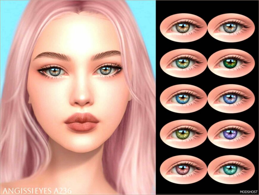 Sims 4 Mod: Eyes A236 (Featured)