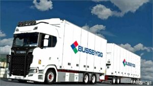 ETS2 Volvo Trailer Mod: Bussbygg by Kast V1.2.1 1.53 (Featured)