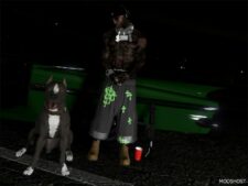 GTA 5 Player Mod: Chrome Hearts Long Shorts (Featured)