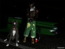 GTA 5 Player Mod: Chrome Hearts Long Shorts (Image #3)