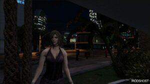 GTA 5 Player Mod: Eileen Galvin from Silent Hill 4 ADD on PED (Image #3)