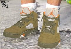 GTA 5 Player Mod: Jordan 5’s for MP Male V1.1 (Image #2)