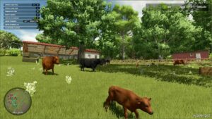 FS25 Building Mod: Medium COW Barn (increased Capacity) V4.2 (Featured)