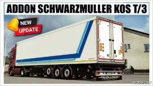 ETS2 Trailer Mod: Schwarzmuller KOS T3/E by Gloover V1.5 (Featured)