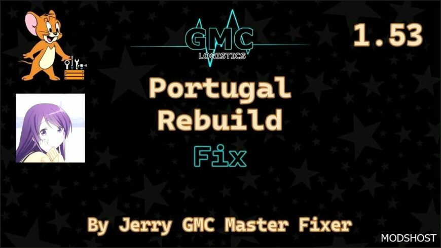 ETS2 Map Mod: Portugal Rebuild FIX 1.53 (Featured)