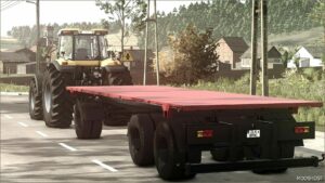 FS25 Trailer Mod: Kamaz Platform Long (Featured)