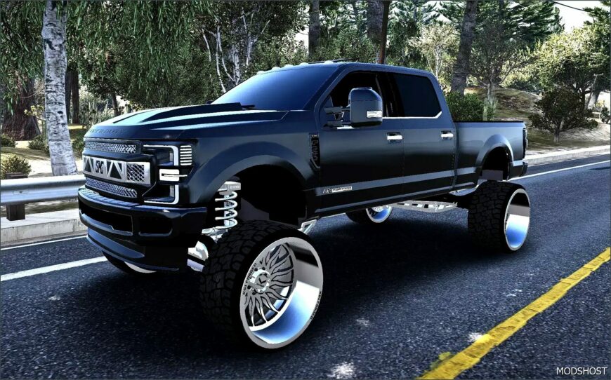 GTA 5 Ford Vehicle Mod: 2022 Ford F350 (Featured)