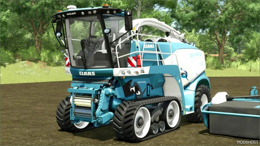 FS25 Harvester Mod: Jaguar 990 Pack Dolphin Edition V1.0.0.1 (Featured)