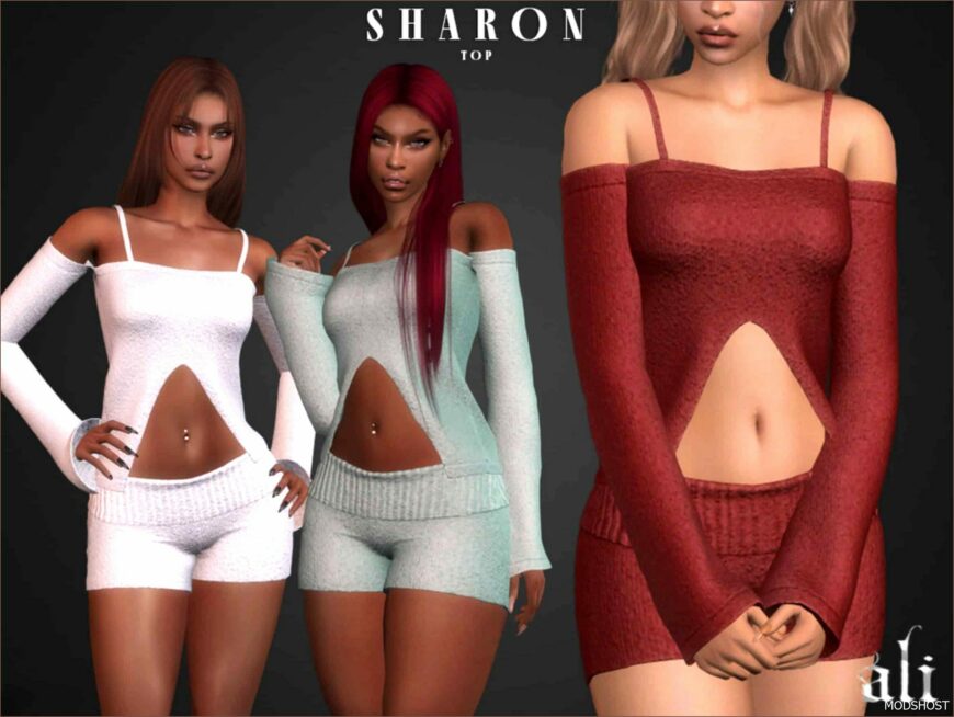 Sims 4 Teen Clothing Mod: Sharon SET (Featured)