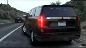 GTA 5 Chevrolet Vehicle Mod: 2021 Chevrolet Tahoe Unmarked (Image #3)