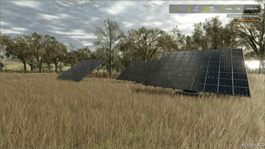 FS25 Mod: Unrealistic Solar Panel V4.2 (Featured)