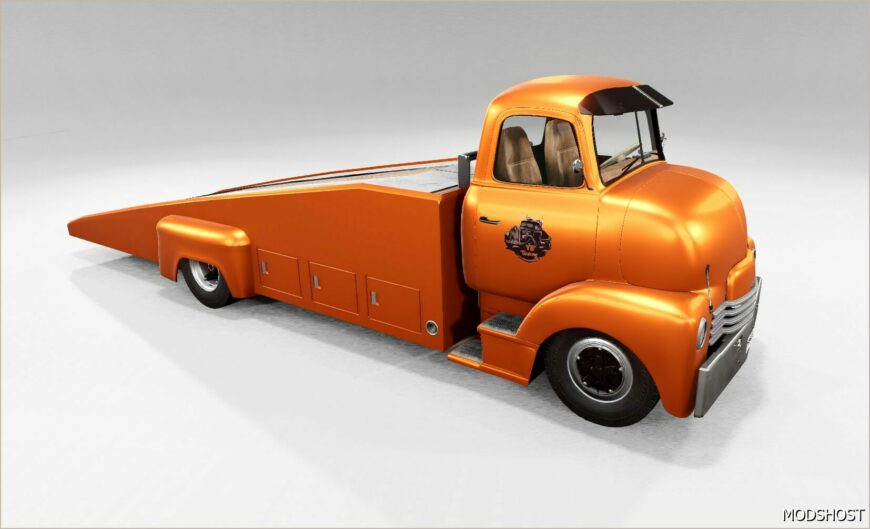 BeamNG Mod: T Series Vintage Ramp Truck V0.5 0.34 (Featured)