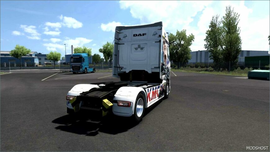 ETS2 DAF Skin Mod: XG Lptrans Quartararo (Featured)