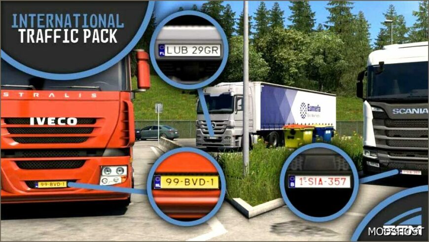 ETS2 International Mod: Traffic Pack by Elitesquad Modz Vanilla Edition V1.1 (Featured)