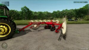 FS25 Haymaking Mod: Farm King Rake (Featured)