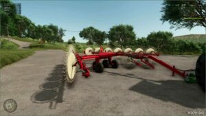 FS25 Haymaking Mod: Farm King Rake (Image #3)