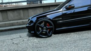 GTA 5 Mercedes-Benz Vehicle Mod: Wheel Mercedes Benz AMG Style 3 CLS 55 replace (Image #3)