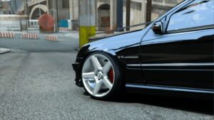 GTA 5 Mercedes-Benz Vehicle Mod: Wheel Mercedes Benz AMG Style 3 CLS 55 replace (Image #4)