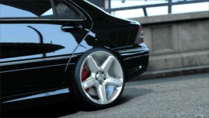 GTA 5 Mercedes-Benz Vehicle Mod: Wheel Mercedes Benz AMG Style 3 CLS 55 replace (Image #5)