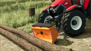 FS25 Logging Mod: Saga LOG Shield (Featured)