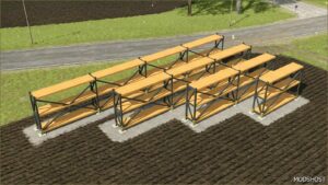 FS25 Placeable Mod: Heavy Duty Shelf Pack (Featured)