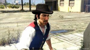 GTA 5 Player Mod: RDR2 Dutch VAN DER Linde as Trevor (Image #3)