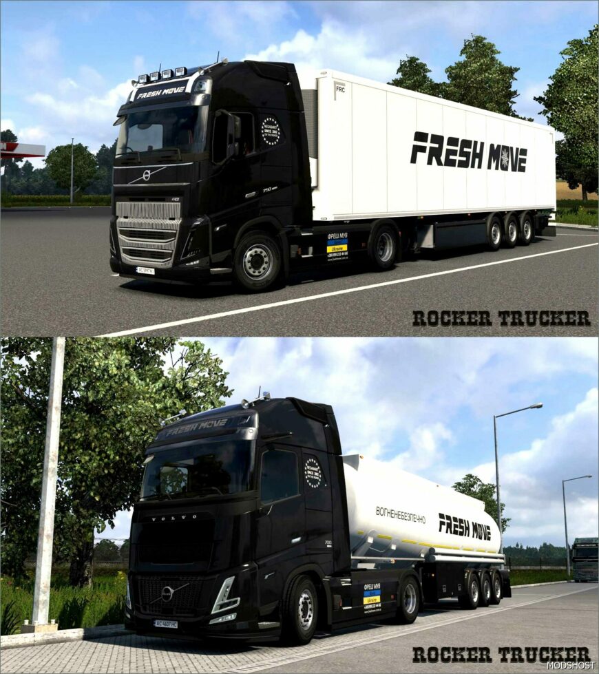 ETS2 Ukraine Mod: Fresh Move Skin Pack V1.1 (Featured)