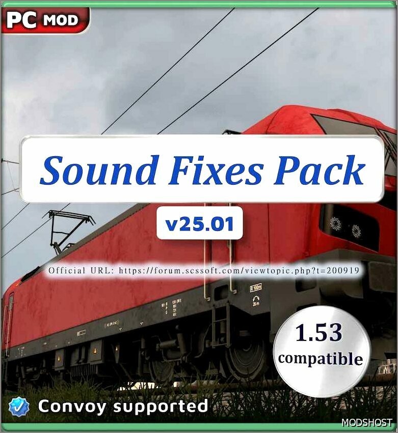 ETS2 Mod: Sound Fixes Pack V25.01 (Featured)