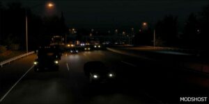 ATS Mod: Better Flares for 3RD Party AI Traffic Packs 1.53 (Image #3)