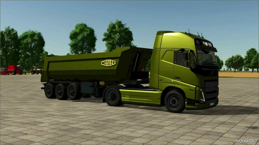 FS25 Truck Mod: Meiller Tipper Automatic Liftachse (Featured)