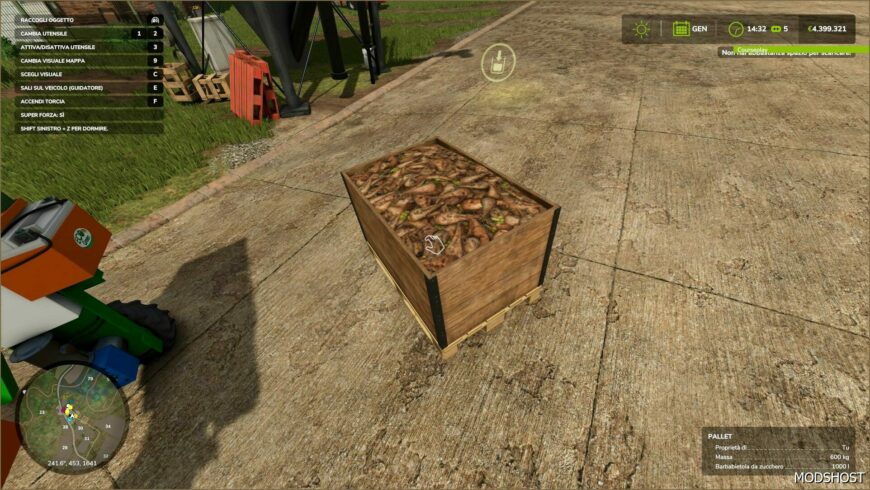 FS25 Mod: Root Crops Pallet (Featured)