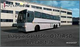 ETS2 Mercedes-Benz Bus Mod: Marcopolo Viaggio GV 1150 Mercedes Benz 1.53 (Featured)