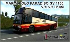 ETS2 Marcopolo Bus Mod: Paradiso GV 1150 Volvo 1.53 (Featured)