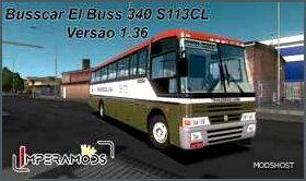 ETS2 Scania Mod: Busscar EL Buss 340 Scania Imperamods 1.53 (Featured)