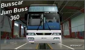 ETS2 Scania Mod: Busscar Jumbuss 360 1999 Scania (Featured)