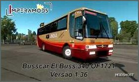 ETS2 Mercedes-Benz Mod: Busscar EL Buss 340 Mercedes Benz Imperamods 1.53 (Featured)